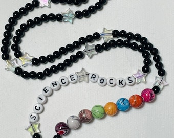 Science Rocks Lanyard/ Perzonalized Lanyard
