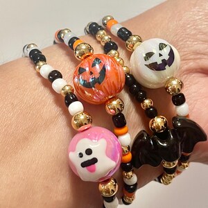 Halloween/ Happy Halloween Bracelet