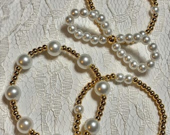 Coquette Pearl Bow Bracelet