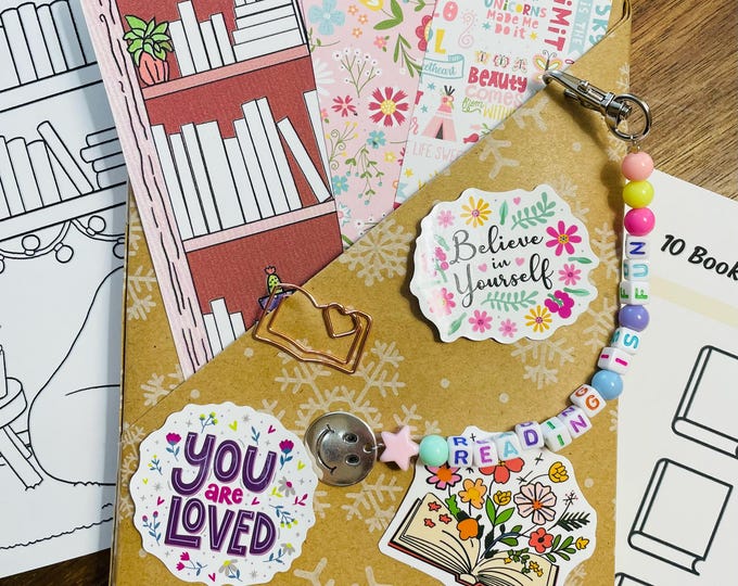 Young Adult Blind Book Bundle: Fiction Novel with Bookish Goodies