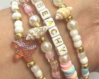 Beachy Stack/ Summer Bracelet Stack