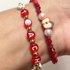 Teach Bracelet Duo/ Teacher Bracelets