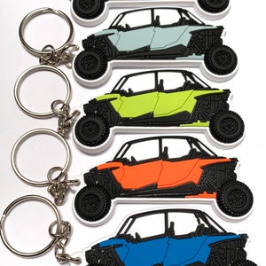 Polaris RZR XP1000 4 Seat 900 800 Turbo S Custom Design Key Chain Ring