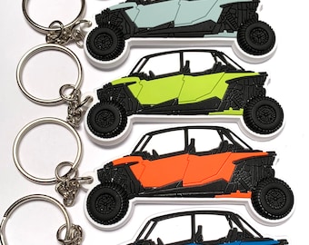 Polaris RZR XP1000 4 Seat 900 800 Turbo S Custom Design Key Chain Ring