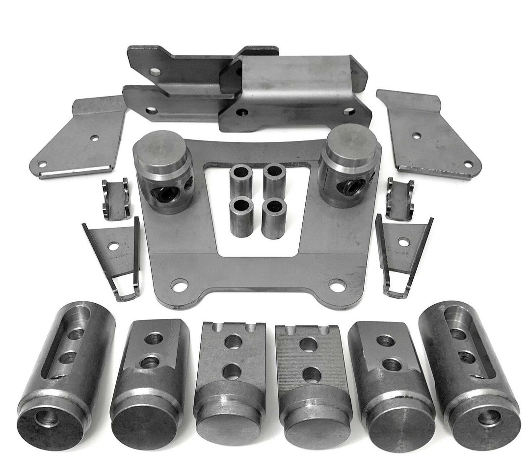 Aftermarket parts compatible with Polaris RZR XP 1000 Roll Cage Connector Bungs Seat Kit With Door Tabs 4" x .095 - 1