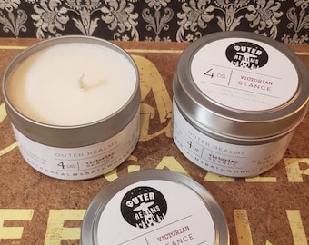 Victorian Seance | Natural Soy Candle | Outer Realms Candles | Paranormal Candle | Travel Candle | Lilac Candle | Victorian Parlor
