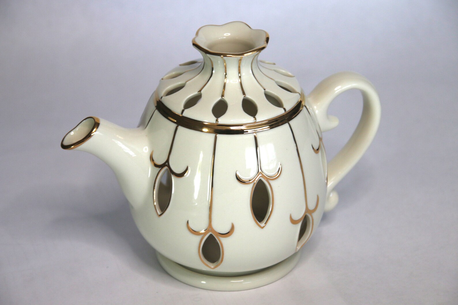 Partylite Tea for Two Teapot Tealight Candleholder Etsy