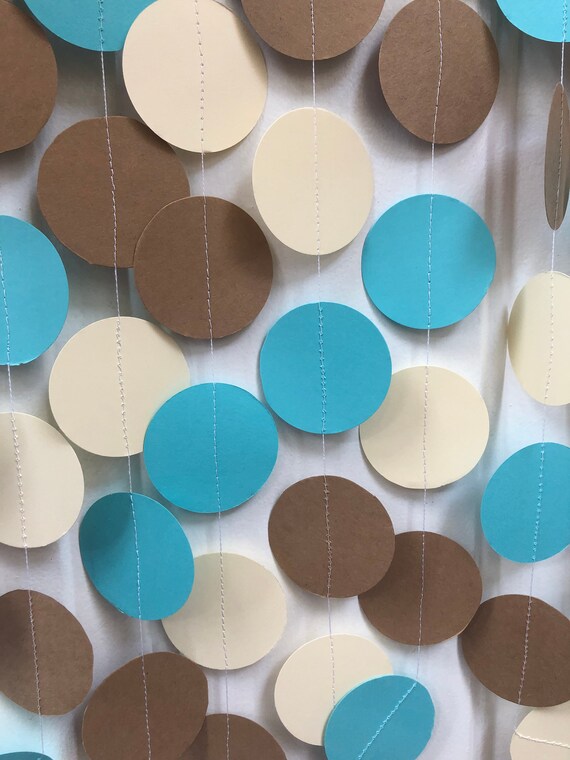 brown paper garland