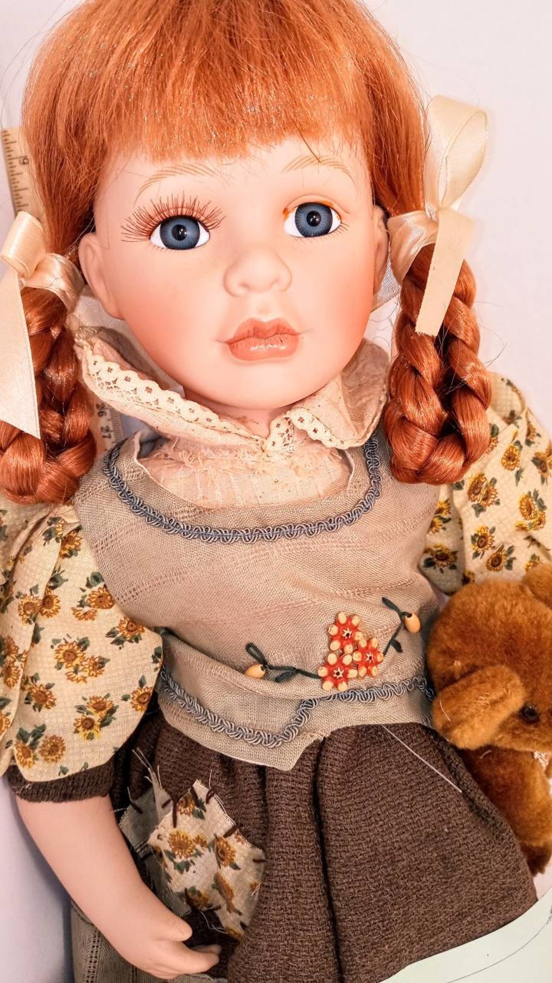 Vintage Duck House Heirloom porcelain Doll with free shipping Etsy