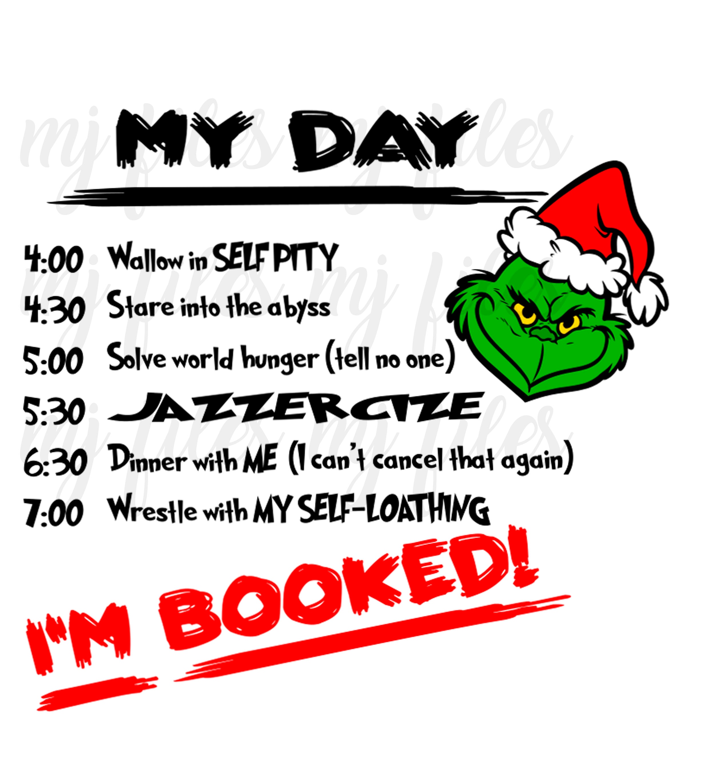 Grinch My Day SVG Etsy