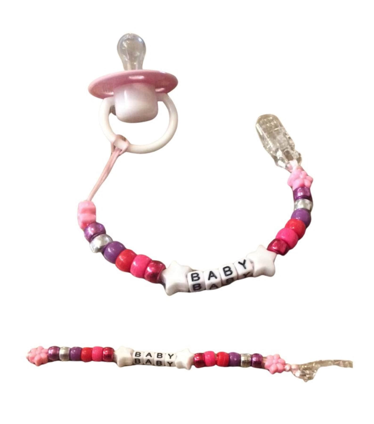 Personalised Dummy and Dummy Clip Boy or Girl Etsy