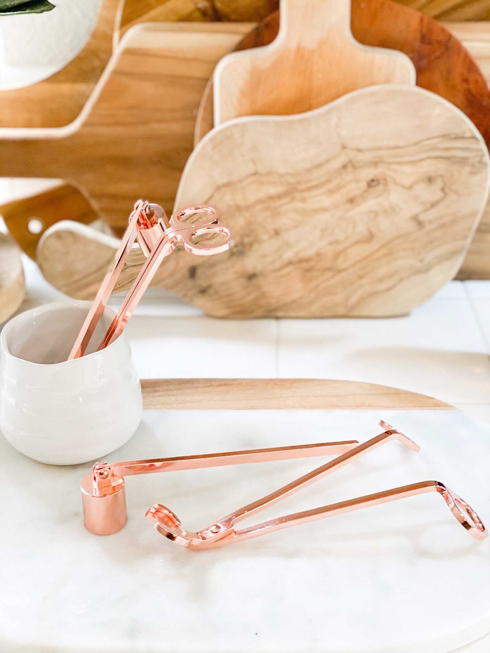 Modern Rose Gold Candle Snuffer Decorative Candle Accessory Etsy UK