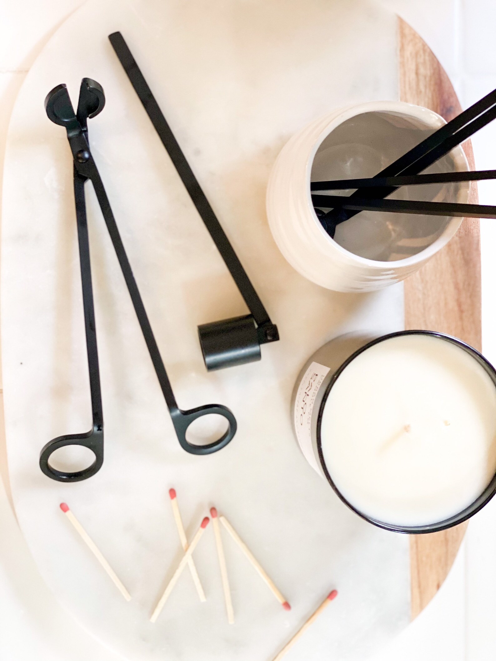 Modern Candle Snuffer Matte Black Candle Accessory Home Etsy