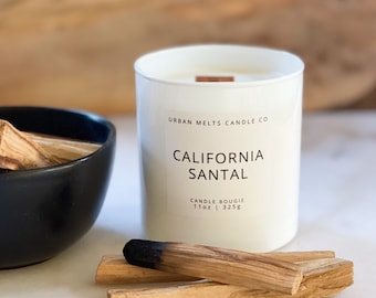 California Santal Soy Wax Candle~Le Labo Santal 26 inspired Candle~ Amber~cocoa~Vanilla~Cedar~Spice~ Musk~Sandalwood~mothers Day