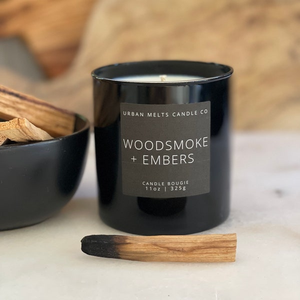 Woodsmoke Candle Etsy