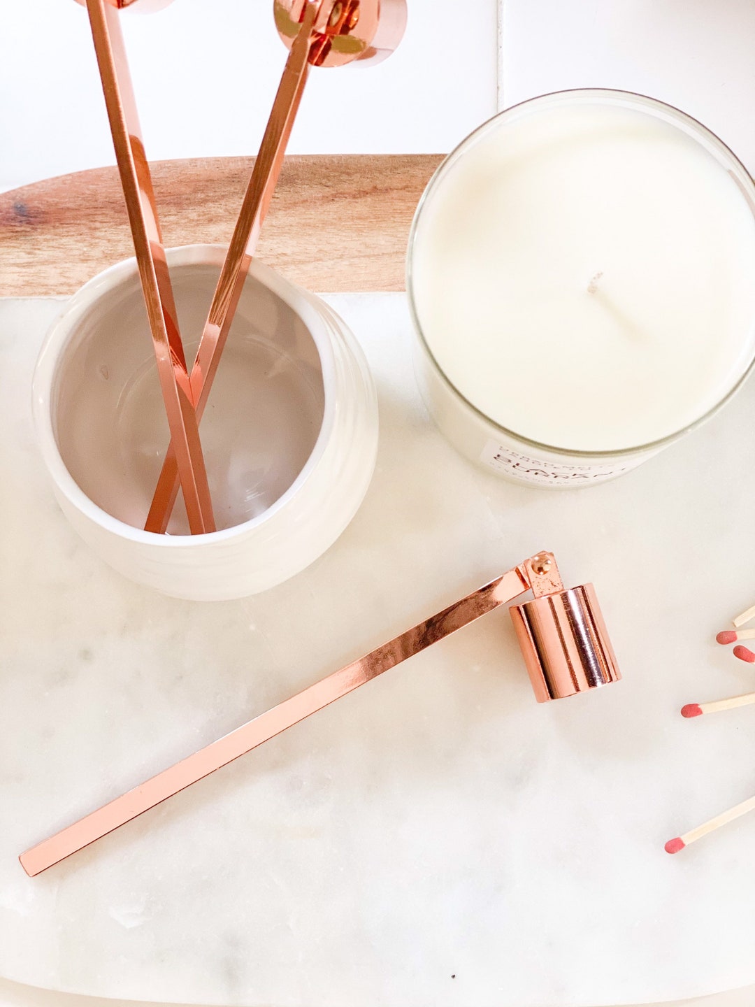 Modern Rose Gold Candle Snuffer Decorative Candle Accessory Gifts for