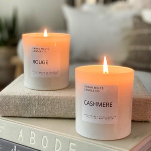 Cashmere Soy Candle~ Vanilla Orchid~vanilla sugar candle~musk candle~Spring candle~Cozy Candle-Cedarwood candle~gifts for her Valentines