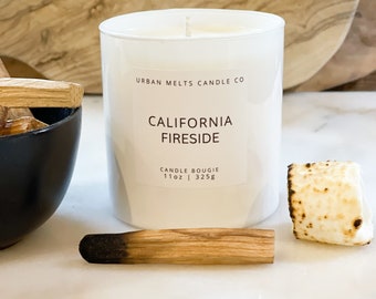 California Fireside soy candle~ Roasted Marshmallow Candle~ Fireside~ Valentines Day Easter  bonfire candle- Vanilla- Mother’s Day