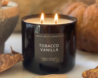 tobacco spice and vanilla candle Tobacco Vanilla Soy Candle, Unisex Oriental Fragrance, Tobacco Vanille  Inspired, Tom Ford Inspired