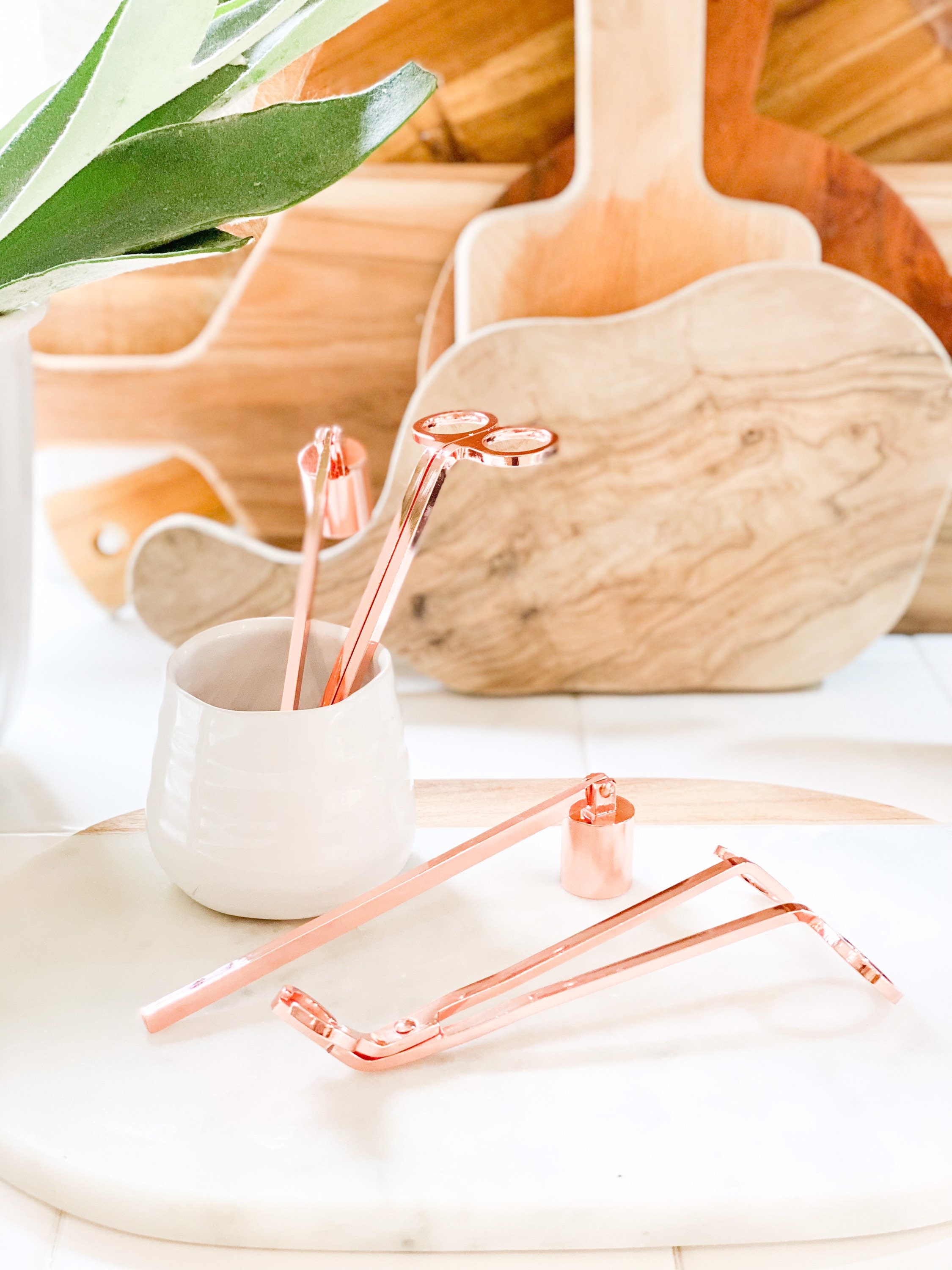 Modern Rose Gold Candle Snuffer Decorative Candle Accessory Etsy UK