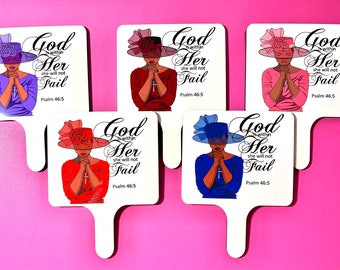 Sublimation Paddle Fan: MDF Hand Fan Blanks