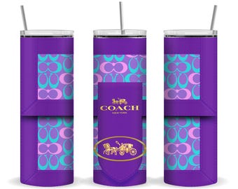 Custom 20oz Insulated Skinny Tumbler | Personalized Stainless Steel Cup | Various Unique Designs