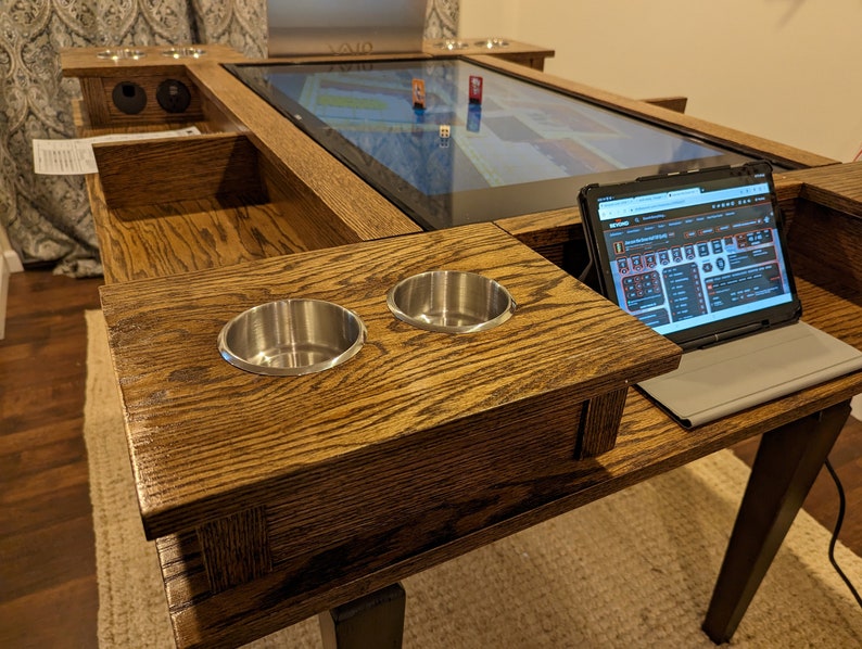 Digital step by step build plans for tv tabletop for digital maps