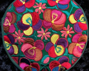 Handmade Tortillero Holder Embroidered Tortilla Warmer Bread Warmer Tortillero Mexicano Bordado
