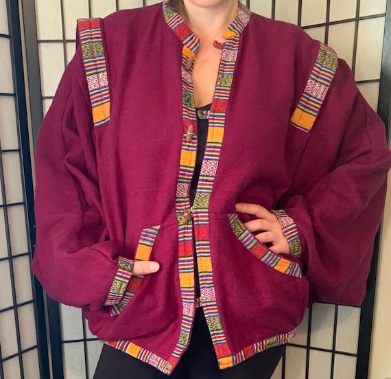 90’s Dolman sleeve Nepali jacket