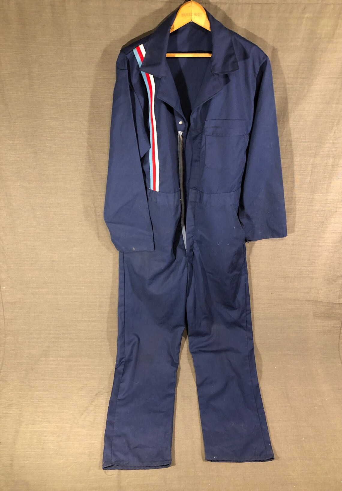 Vintage Navy Blue Mechanics Coveralls Mens Size XL Etsy