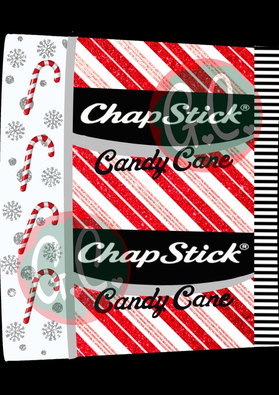Chapstick Candy Cane 20oz SKINNY Taper and Updated Straight Etsy