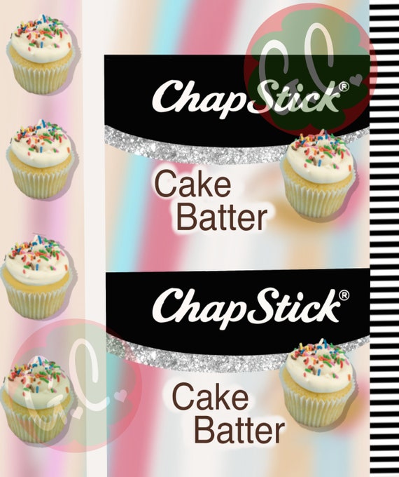 Chapstick Cake Batter 20oz Tumbler Straight Wrap Digital Etsy