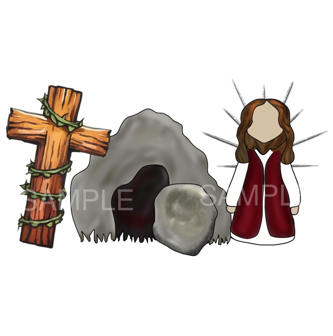Jesus Has Risen Clip Art - Etsy
