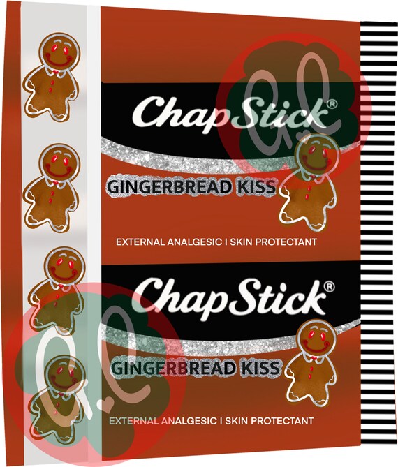 Chapstick Gingerbread KISS SKINNY 20oz Tumbler Wrap Digital Etsy