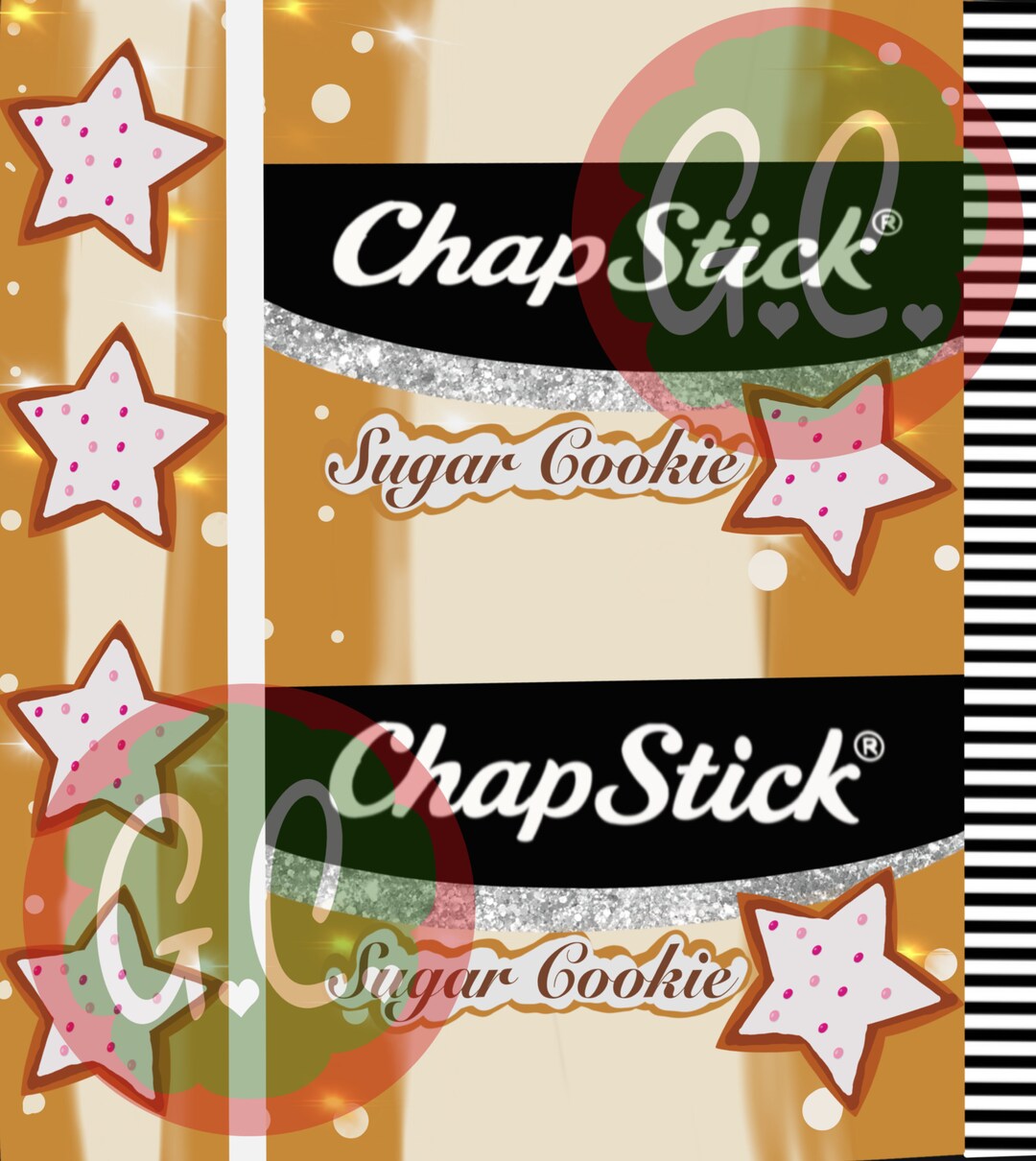 Chapstick Sugar Cookie 20oz Tumbler Straight Wrap Digital Download Etsy
