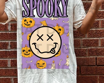 Halloween Pumpkin Band PNG, Spooky Fall Design (Digital Download)