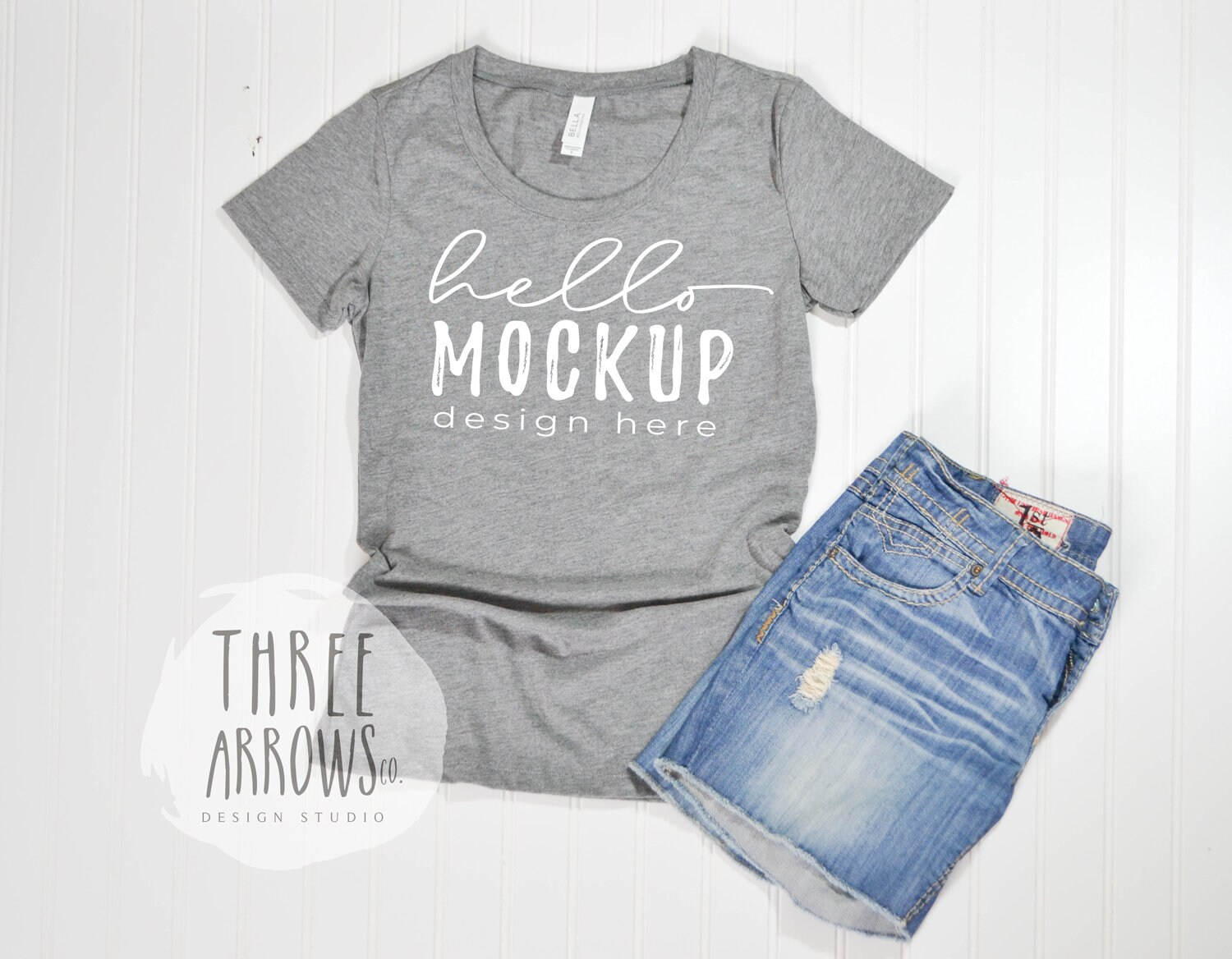 bella canvas 8413 mockup