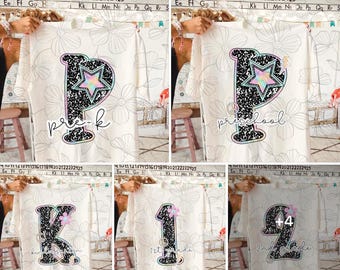 Teacher Bright Bundle PNG, Back To School Designs (Digital Download)