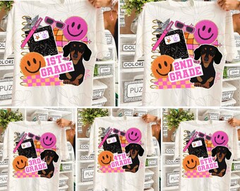 Teacher Bright Bundle PNG, Back To School Graphic (Digital Download)