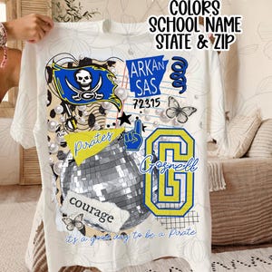CUSTOM School Spirit Mascot Collage Png Big Pride Png School Pride School Spirit Png Popular Trendy Png Dtf Sublimation