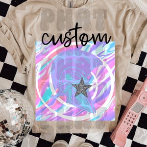 Retro Neon Bright School Mascot Custom Png Bright Preppy Aesthetic Mascot Png Popular Trending School pride png School spirit png
