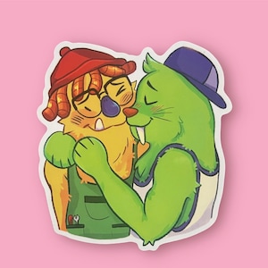 3.5&quot; Snorpy and Chandlo Bugsnax Sticker