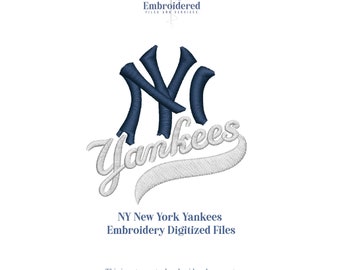 NY New York Yankees Digitized Embroidery Files