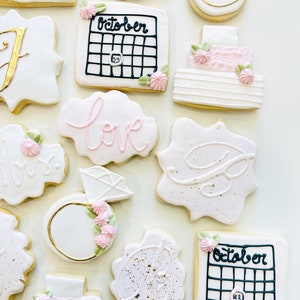 Bridal Shower Sugar Cookies, Last Fling Before the Ring Lingerie