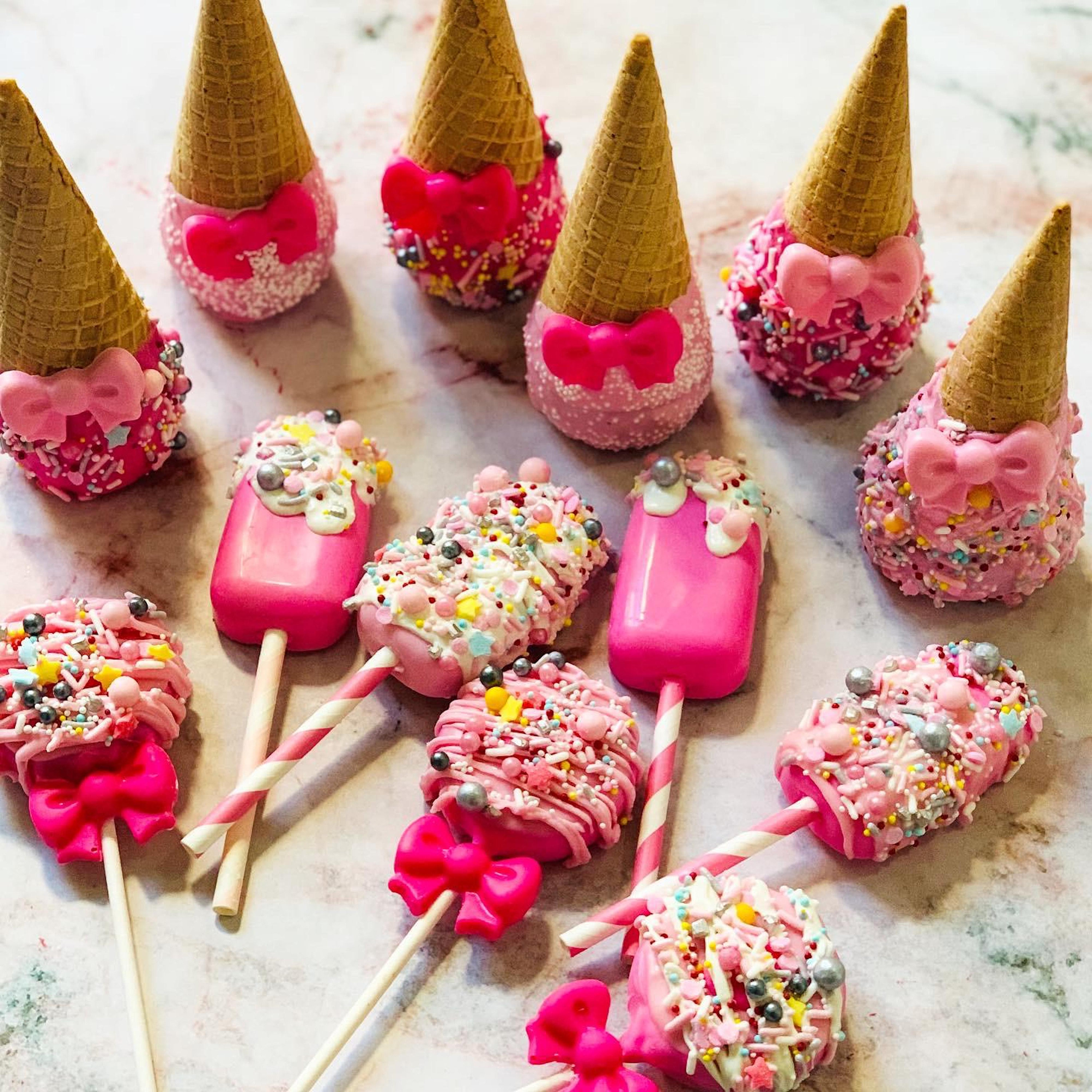 Customcake Pops Sprinkle Cake Pops Cake Pop Favors Birthday Etsy