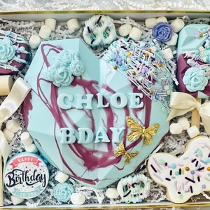 Birthday Breakable Chocolate Heart chocolate heartHappy | Etsy