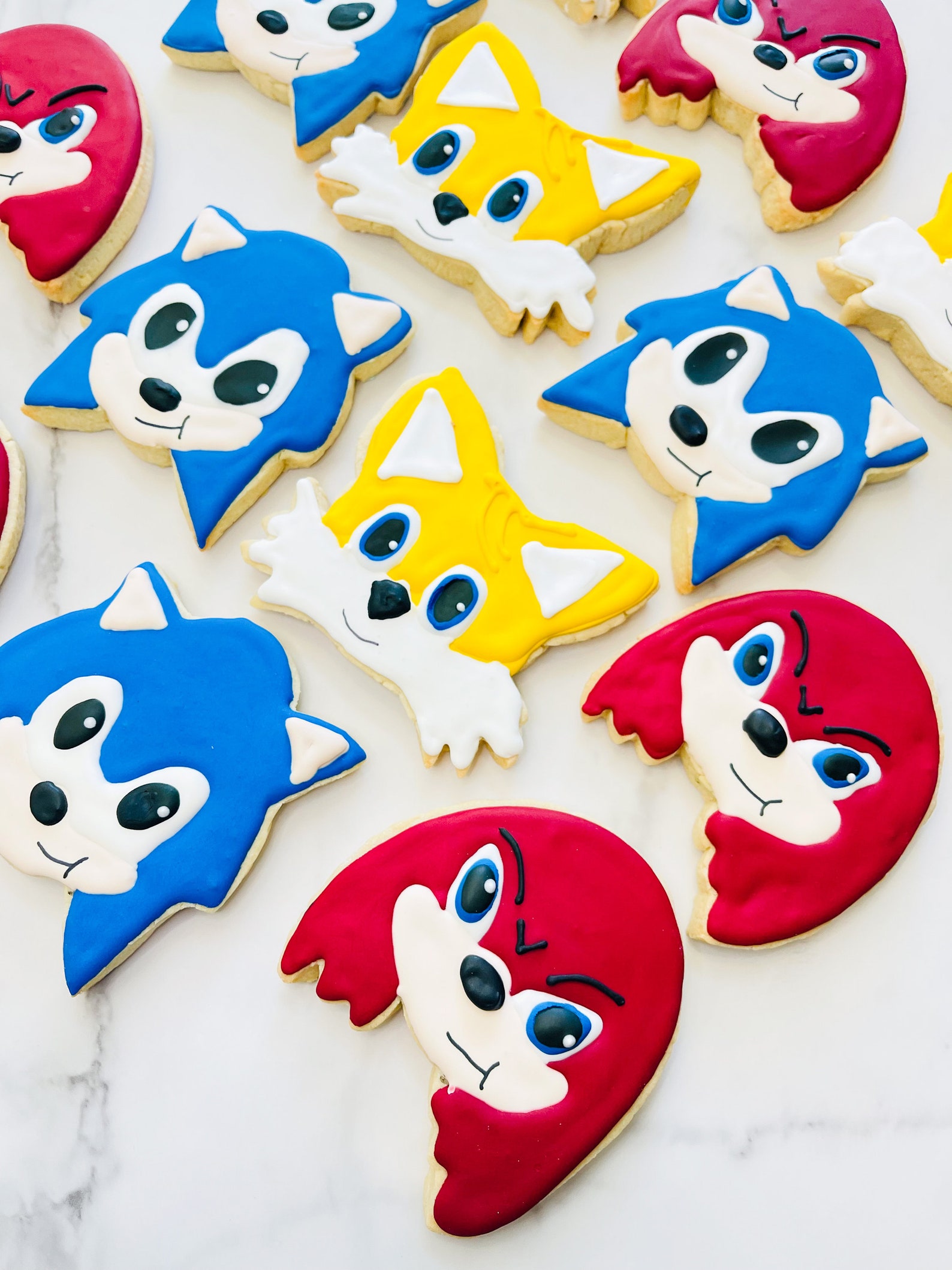 Sonic Birthday Cookies, Sonic Dessert Party, Sonic Sweet Etsy