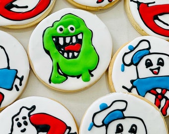Ghostbusters Themed Sugar Kekse, Desserts, Ghostbusters Dessertparty.