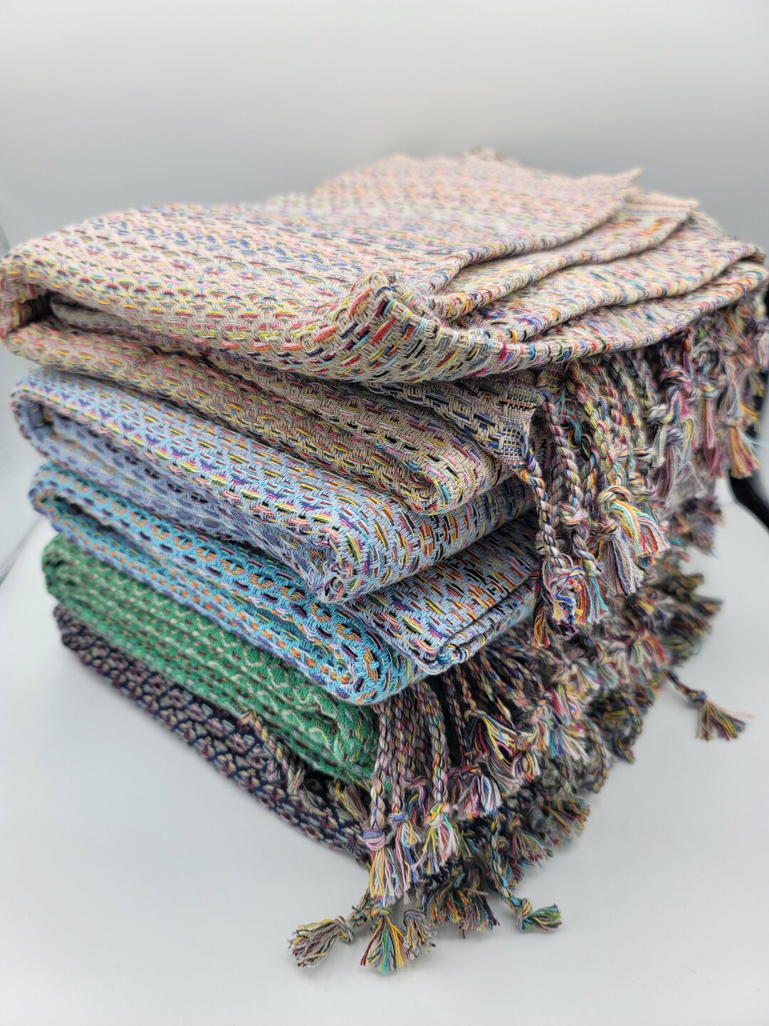 Rainbow Turkish Towel Luxurious Beach Towel Peshtemal Turkish Cotton