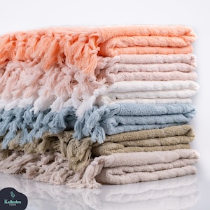 Organic Turkish Cotton Towel Set: Plush Bath & Hand Towel